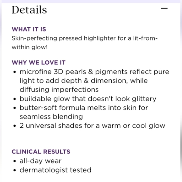 Tarte Shimmering Light Skin Perfecting Highlighter, Champagne Glow - Picture 10 of 14